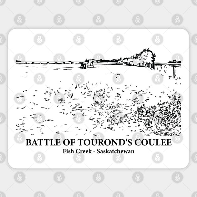 Battle of Tourond's Coulee - Fish Creek SK Magnet by Lakeric